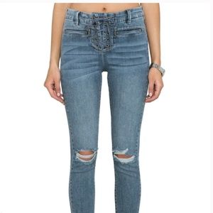 Amuse Society Lace Up Jeans